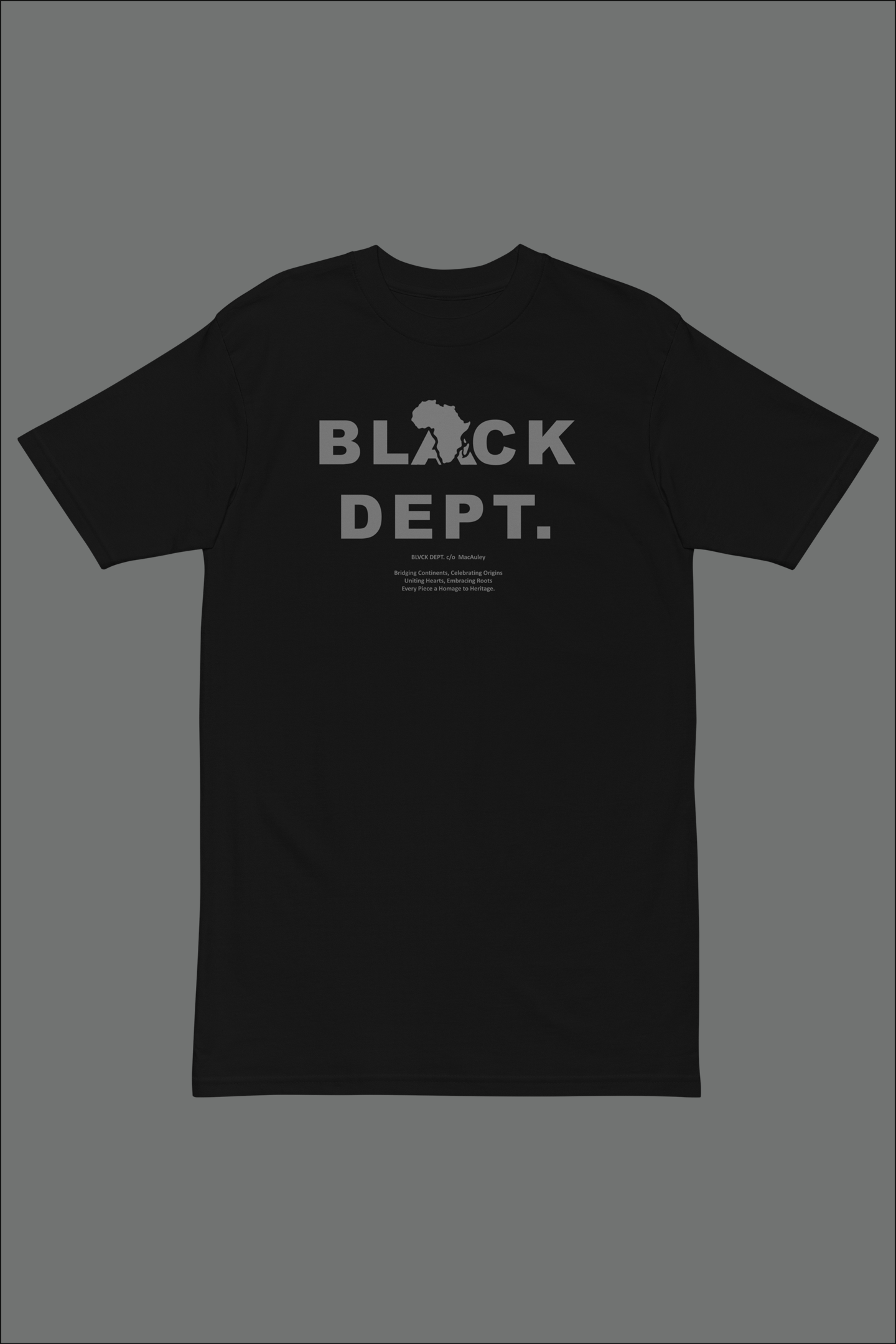 BLVCK DEPT. EMBLEM TEE: THE SIGNATURE SERIES - UNISEX