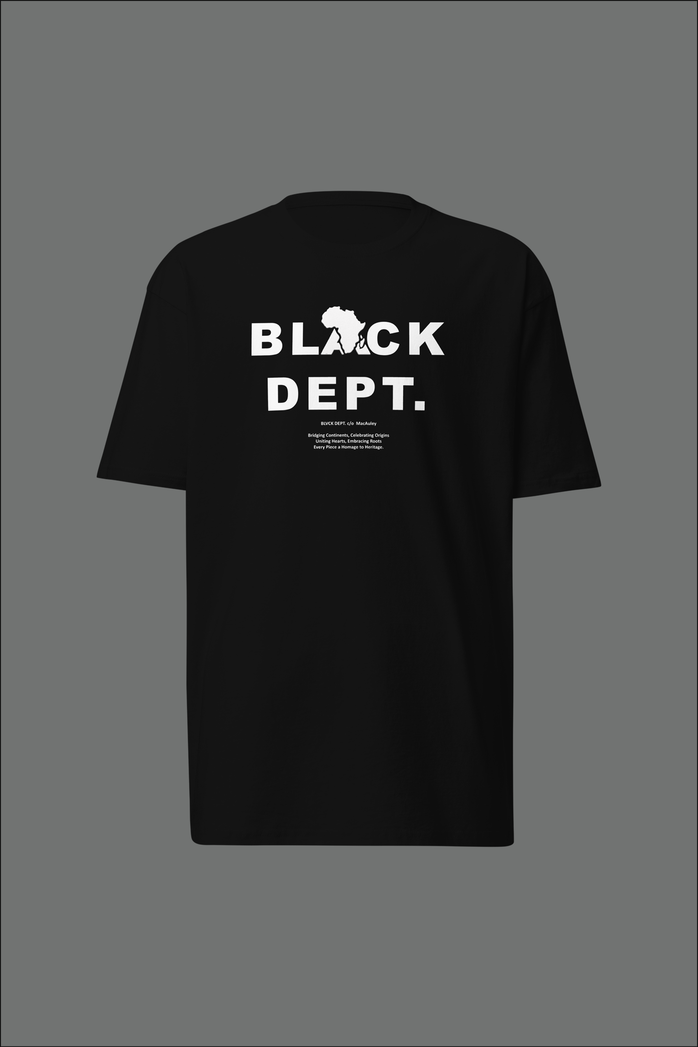 BLVCK DEPT. ESSENCE TEE: EVERYDAY HERITAGE - UNISEX