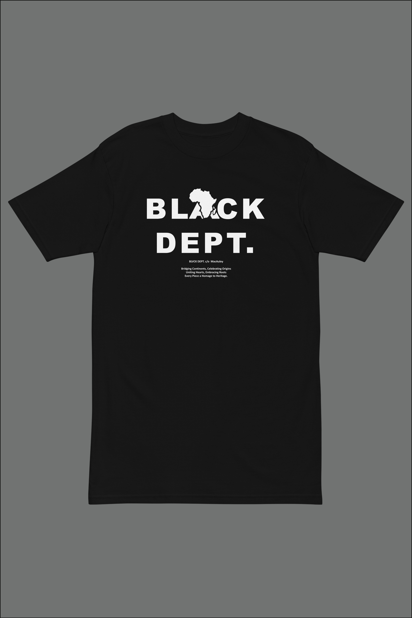 BLVCK DEPT. ESSENCE TEE: EVERYDAY HERITAGE - UNISEX