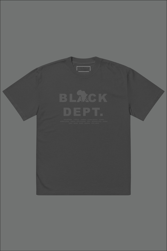 BLVCK DEPT. WEST AFRICA OVERSIZED ESSENCE TEE: THE CORE IDENTITY - UNISEX