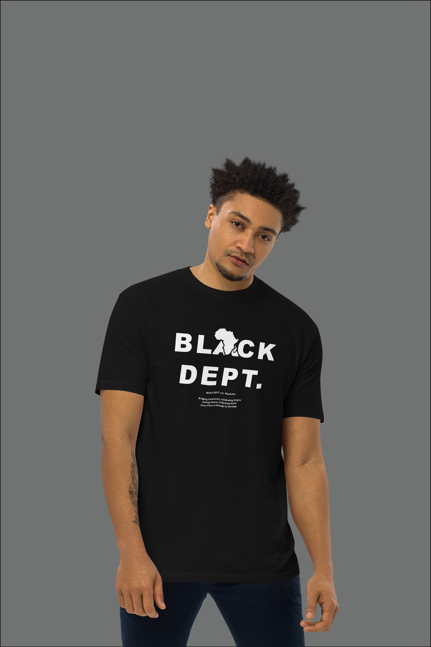 BLVCK DEPT. ESSENCE TEE: EVERYDAY HERITAGE - UNISEX