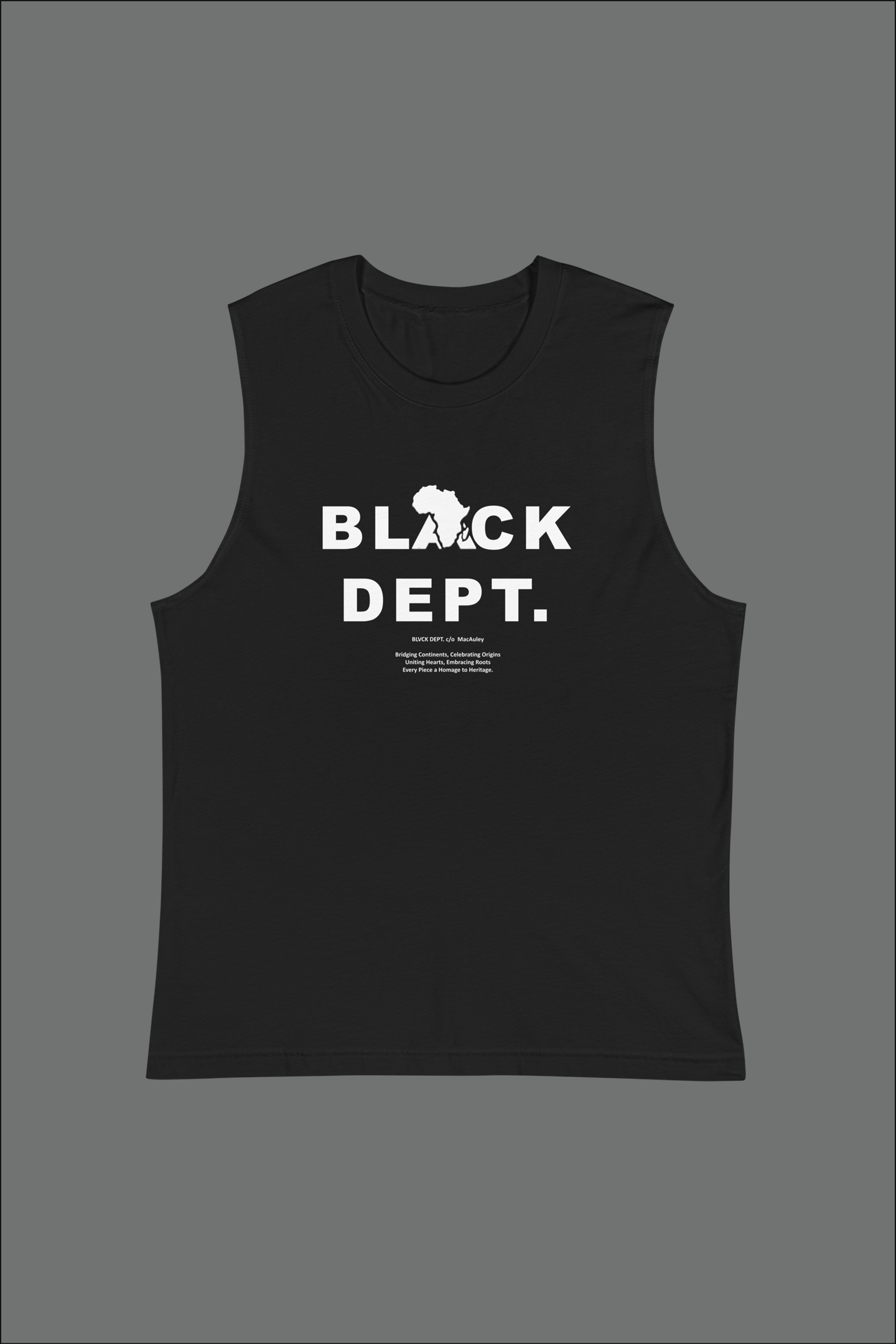 BLVCK DEPT. ESSENCE TANK TOP: EVERYDAY HERITAGE