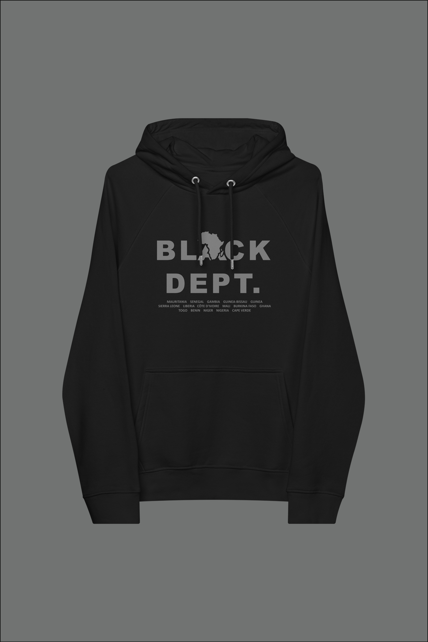 BLVCK DEPT. WEST AFRICA HOODIE: THE ESSENTIAL - UNISEX