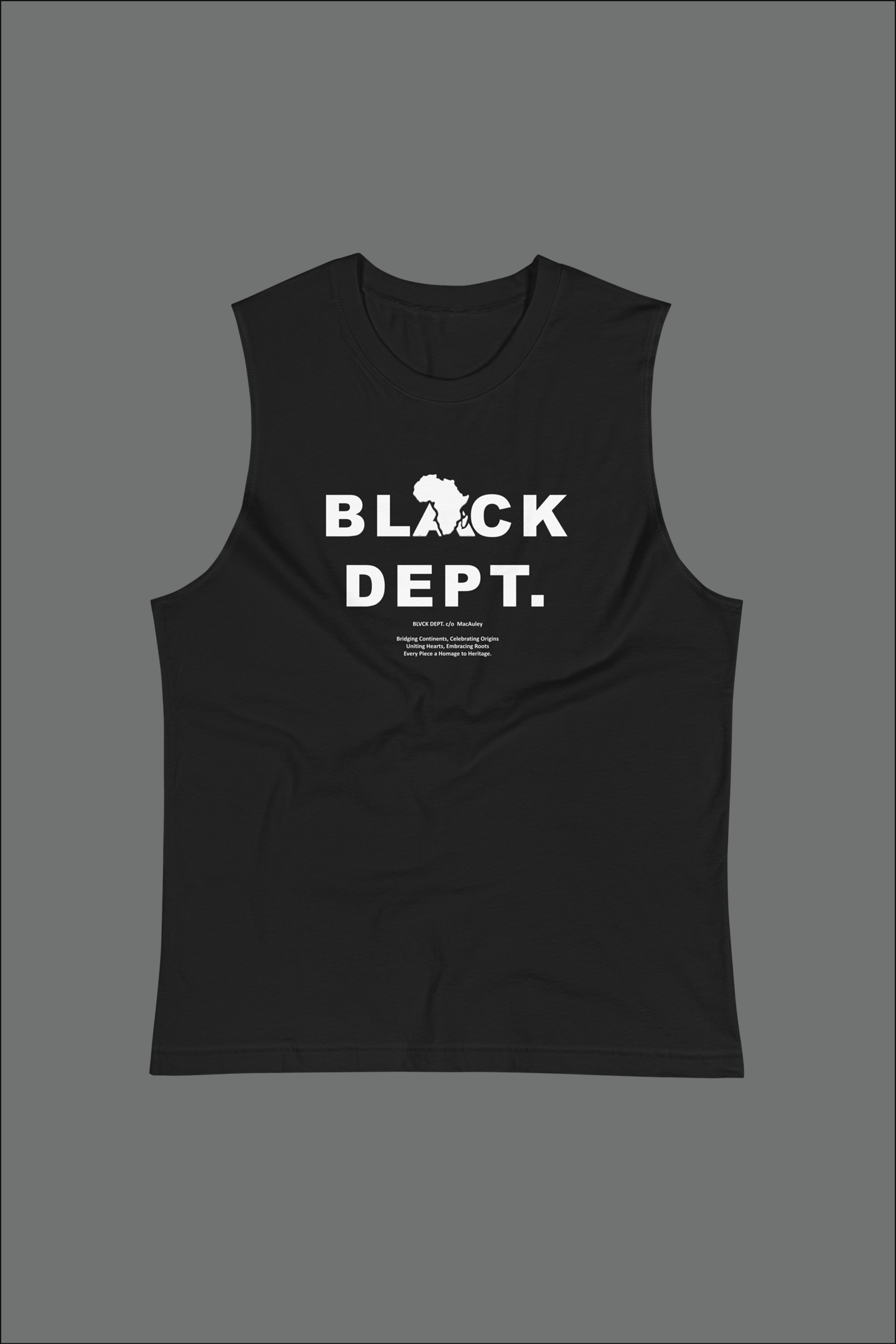 BLVCK DEPT. ESSENCE TANK TOP: EVERYDAY HERITAGE