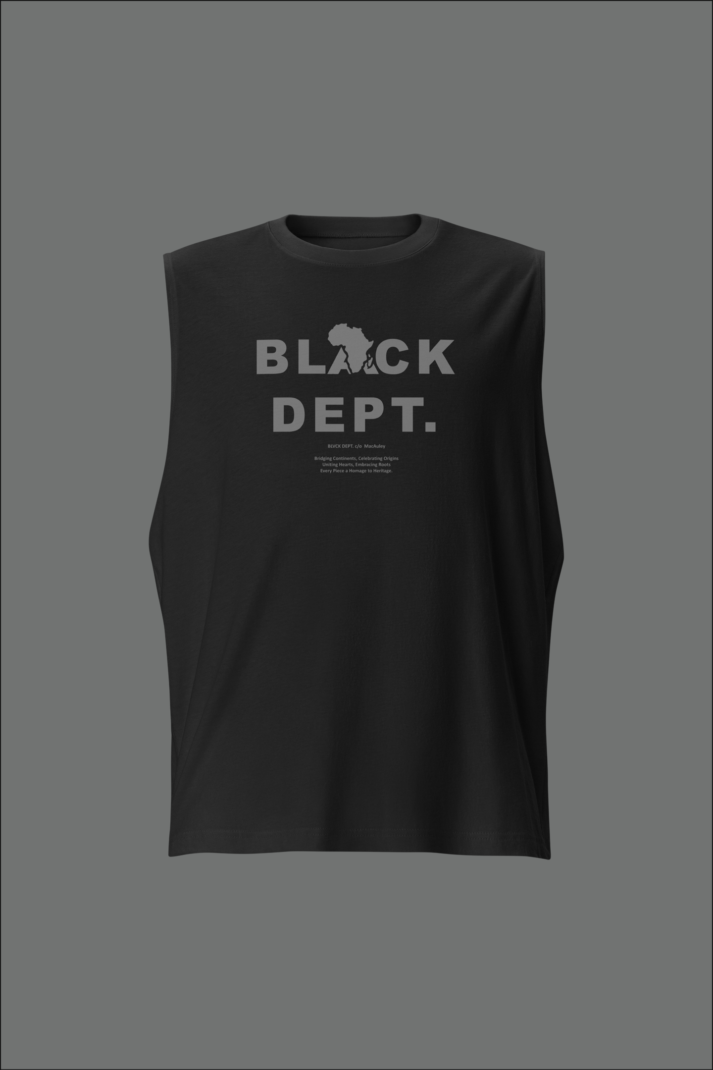 BLVCK DEPT. SIGNATURE TANK TOP: EVERYDAY HERITAGE