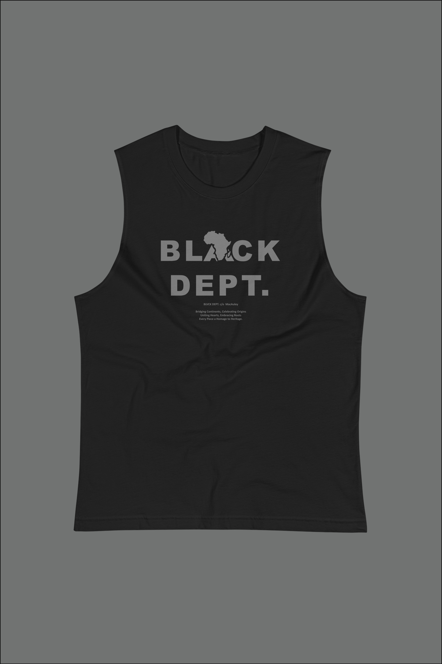 BLVCK DEPT. SIGNATURE TANK TOP: EVERYDAY HERITAGE