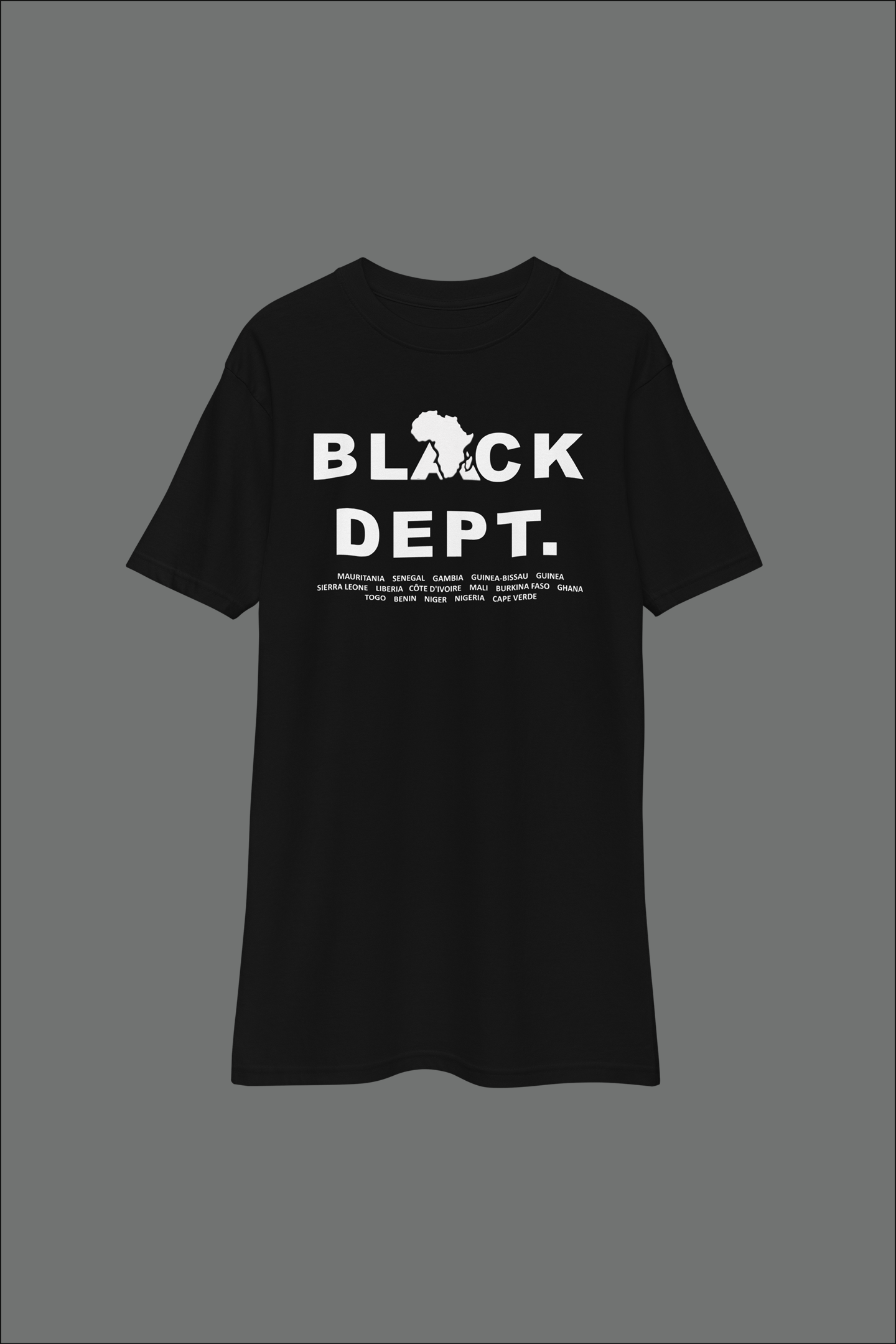 BLVCK DEPT. WEST AFRICA ESSENCE TEE: EVERYDAY HERITAGE - UNISEX