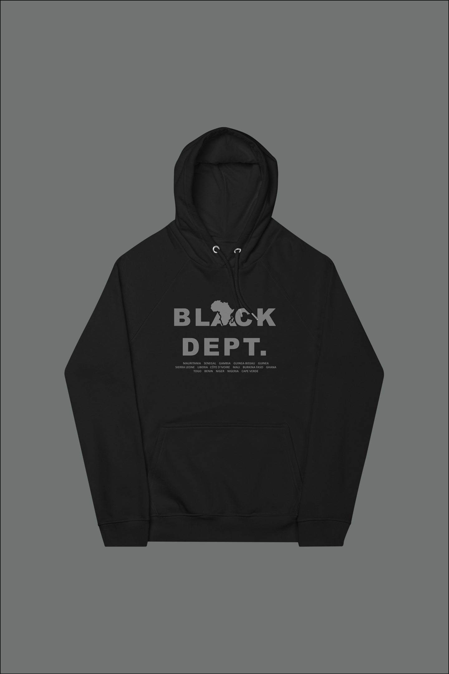 BLVCK DEPT. WEST AFRICA HOODIE: THE ESSENTIAL - UNISEX