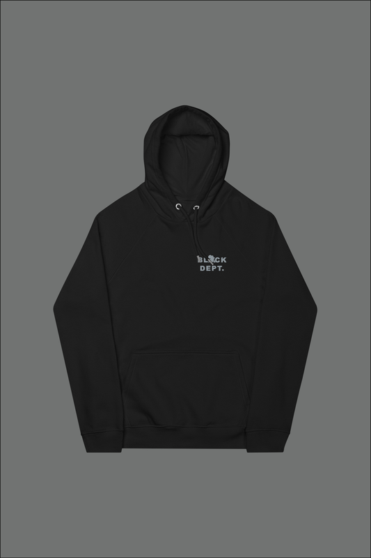 BLVCK DEPT. SIGNATURE EMBROIDERED HOODIE: THE ESSENTIAL - UNISEX