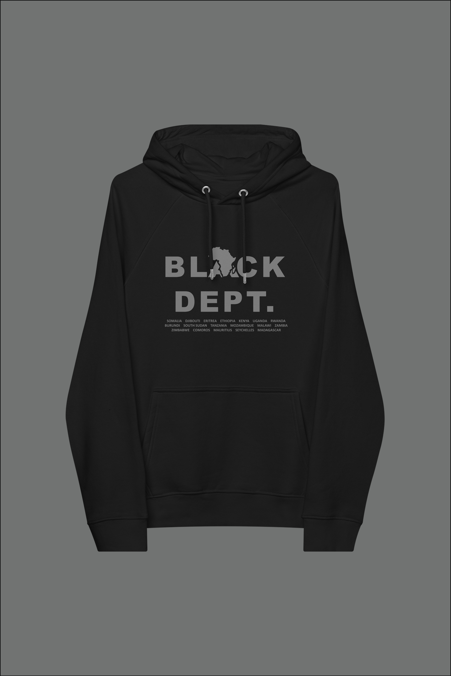 BLVCK DEPT. EAST AFRICA HOODIE: THE ESSENTIAL - UNISEX