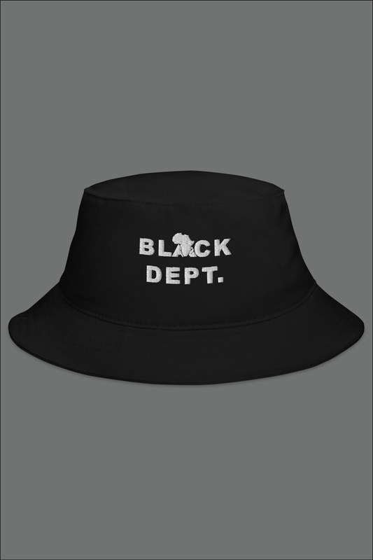 BLVCK DEPT. ESSENCE BUCKET HAT: STITCHED STORIES